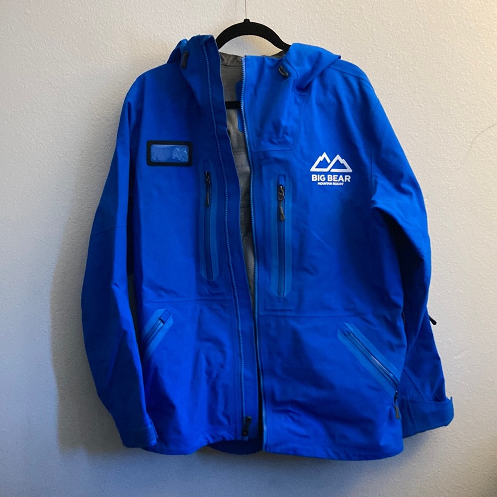 The North Face Bright Blue Bomber Jacket Big Bear Mountain Size Medium